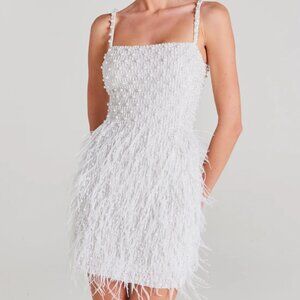 NEVER BEEN WORN - WITH TAGS  Nadine Merabi Carrie White Dress